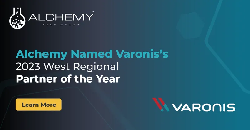 Alchemy Named Varonis's West Regional Partner of the Year