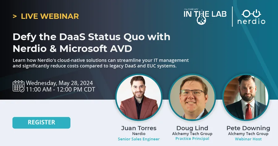 Defy the DaaS Status Quo with Nerdio & Microsoft AVD