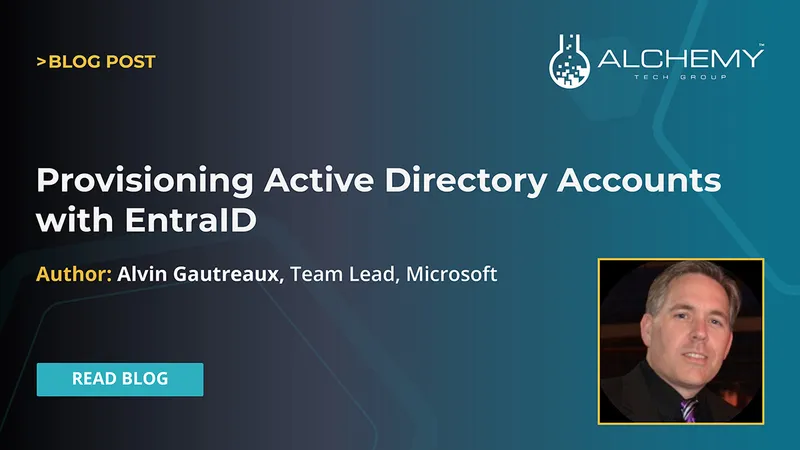 Provisioning Active Directory Accounts with EntraID