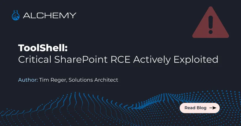 ToolShell: Critical SharePoint RCE Actively Exploited