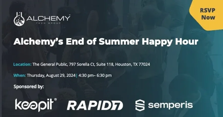 Alchemy's End of Summer Happy Hour