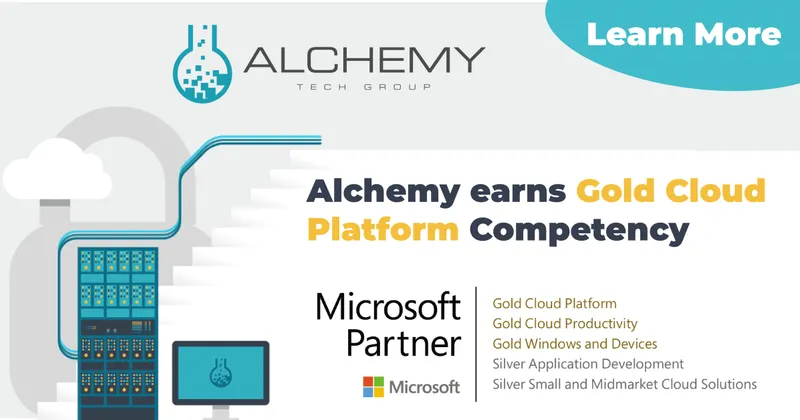 Alchemy Earns Microsoft Gold Cloud Platform Competency