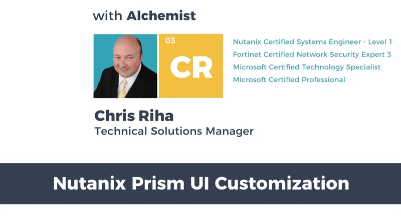 Nutanix Prism UI Customization