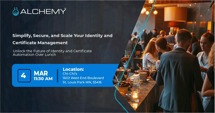 Alchemy and CyberArk Lunch and Learn