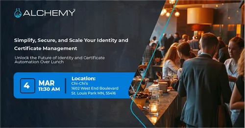 Alchemy and CyberArk Lunch and Learn
