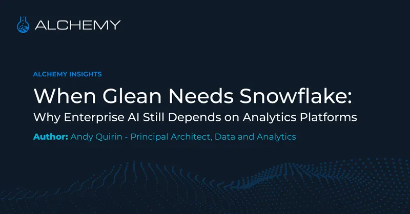 When Glean Needs Snowflake: Why Enterprise AI Still Depends on Analytics Platforms