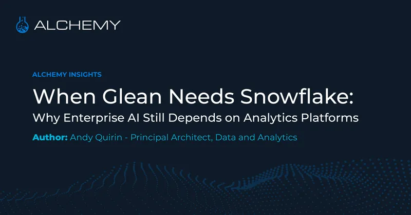 When Glean Needs Snowflake: Why Enterprise AI Still Depends on Analytics Platforms
