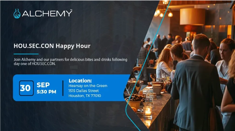Alchemy’s HOU.SEC.CON. Happy Hour