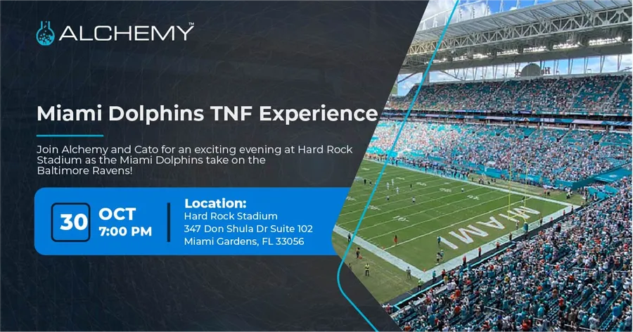 Alchemy’s Miami Dolphin TNF Experience