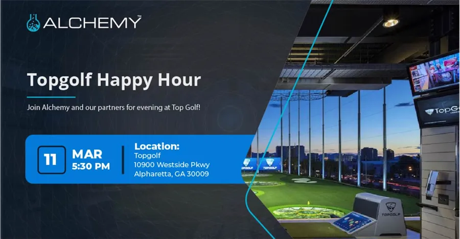 Alchemy’s Topgolf Happy Hour