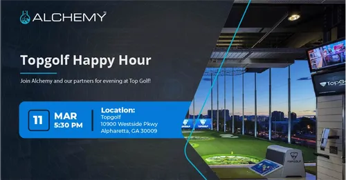 Alchemy’s Topgolf Happy Hour